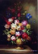 unknow artist Floral, beautiful classical still life of flowers.127 France oil painting artist